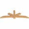 Ekena Millwork Alberta Smooth Timber Gable Bracket, Western Red Cedar, 84"W x 31"H x 3 1/2"D x 5 1/2"F, 9/12 Pitch GBW084X31X0406ALB00SWR - alternate 5